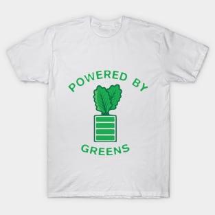 Vegan T-Shirt / Powered By Plants / Funny Vegan T-Shirt / Powered By Greens / Vegan Power T-Shirt